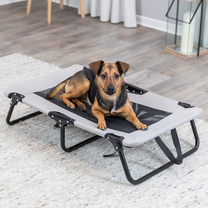 Produktbild Trixie Hundeliege Strong Edition, 79 x 19 x 50 cm, Grau / Schwarz (Hund)
