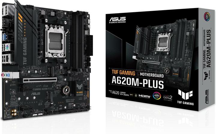 Produktbild ASUS TUF GAMING A620M-PLUS (AM5, AMD A620, mATX)