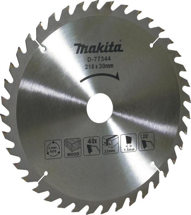Actual product image Makita Kreissägeblatt TCT 216x30x40Z