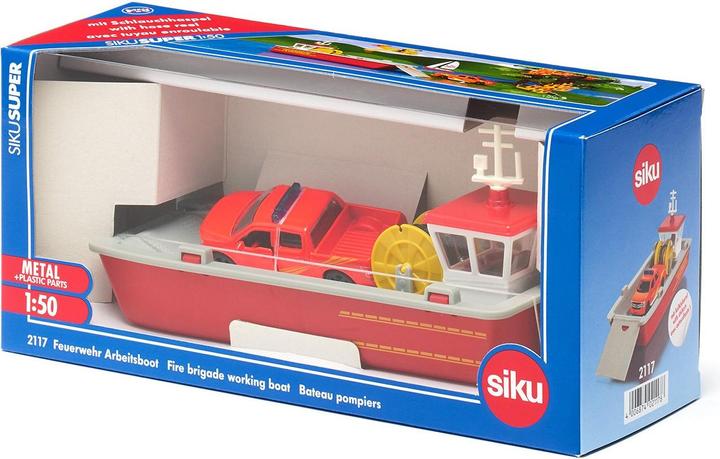 Produktbild Siku Feuerwehr Arbeitsboot