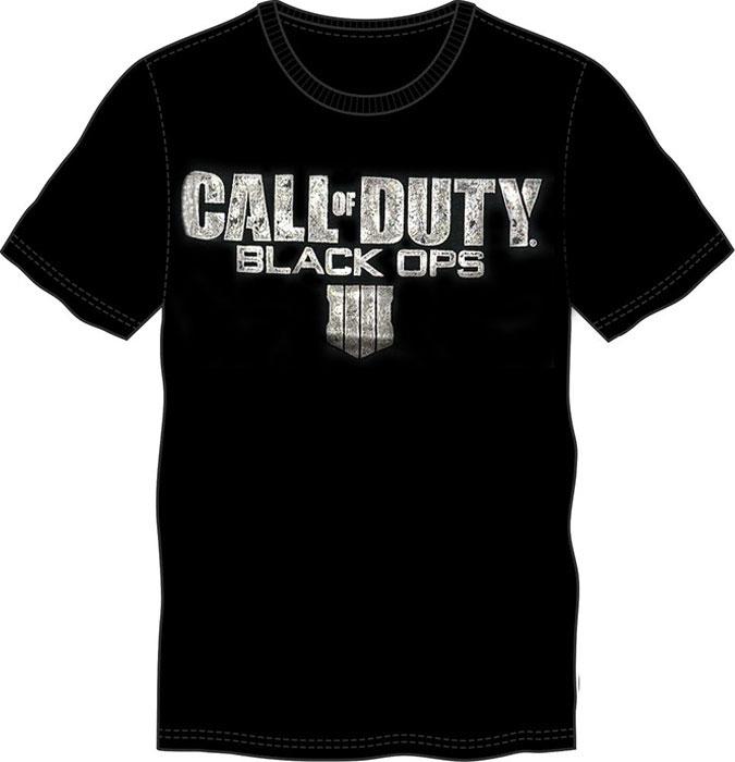 Produktbild Bioworld T-Shirt Call of Duty Black Ops Iv Logo Silver L Short Sleeve, Multicoloured, L (L)