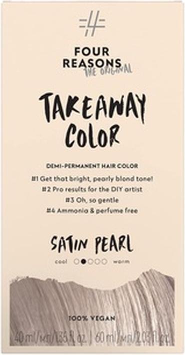 Immagine prodotto Four Reasons Original Takeaway Color Satin Pearl 9.02 Biondo Perlato Luminoso Colore Demi-Permanente per Capelli (9.02 Biondo perlato brillante)