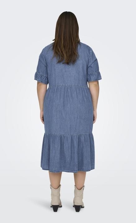 Immagine prodotto Only Abito corto in denim con scollo a V e maniche a campana (44)