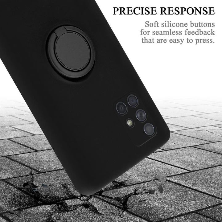 Actual product image Cadorabo TPU Liquid Ring Silicone Case Cover (Samsung Galaxy M40s)
