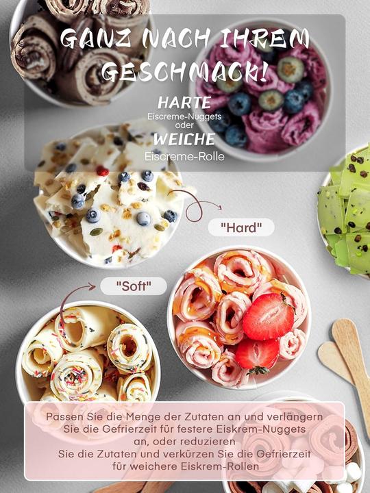 Produktbild Fohere Roll-Eismaschine für selbstgemachte Ice Cream Rolls