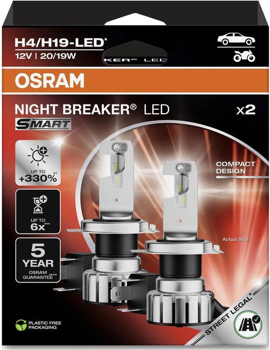 Image du produit Osram Phares LED Night Breaker Smart (H4)