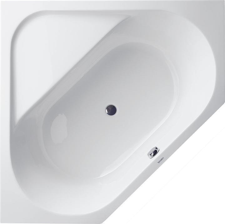 Actual product image Duravit Corner bath tub D-CODE 2 back slopes, white 1400x1400mm (140 l, 140 cm, 140 cm)