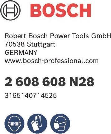Image du produit Bosch Professional Zubehör Grille abrasive, 115 x 280 mm, 80 (80)