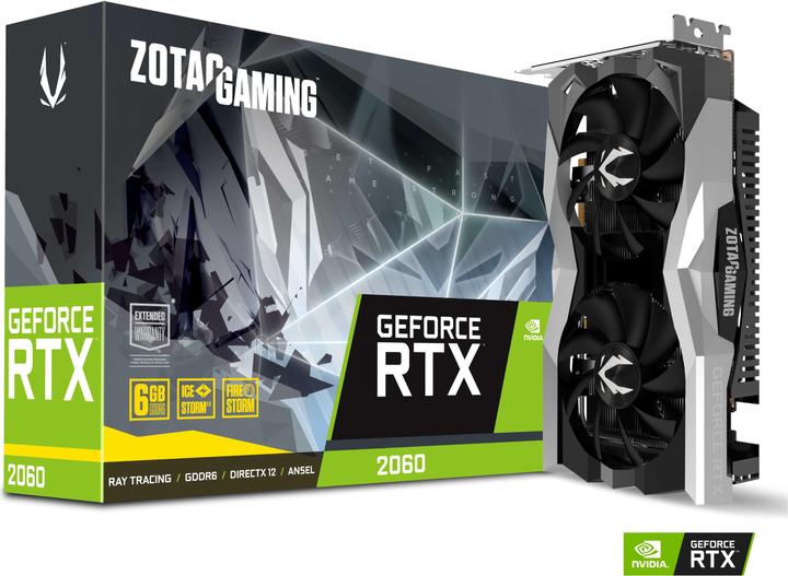 Image du produit Zotac Gaming GeForce RTX 2060 Gaming Twin Fan (6 Go)
