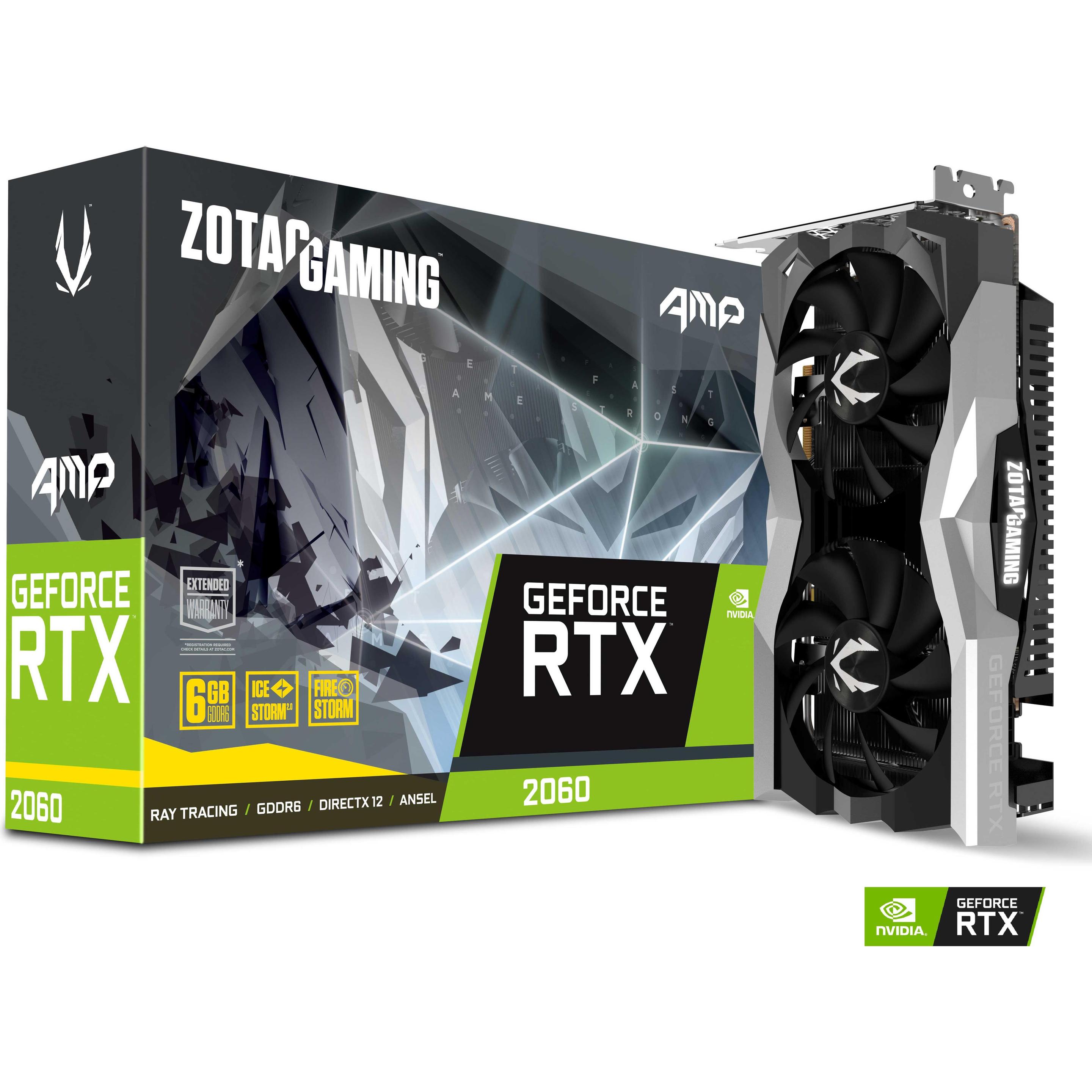 Thumbnail - Zotac Gaming GeForce RTX 2060 AMP Edition (6 GB), Grafikkarte