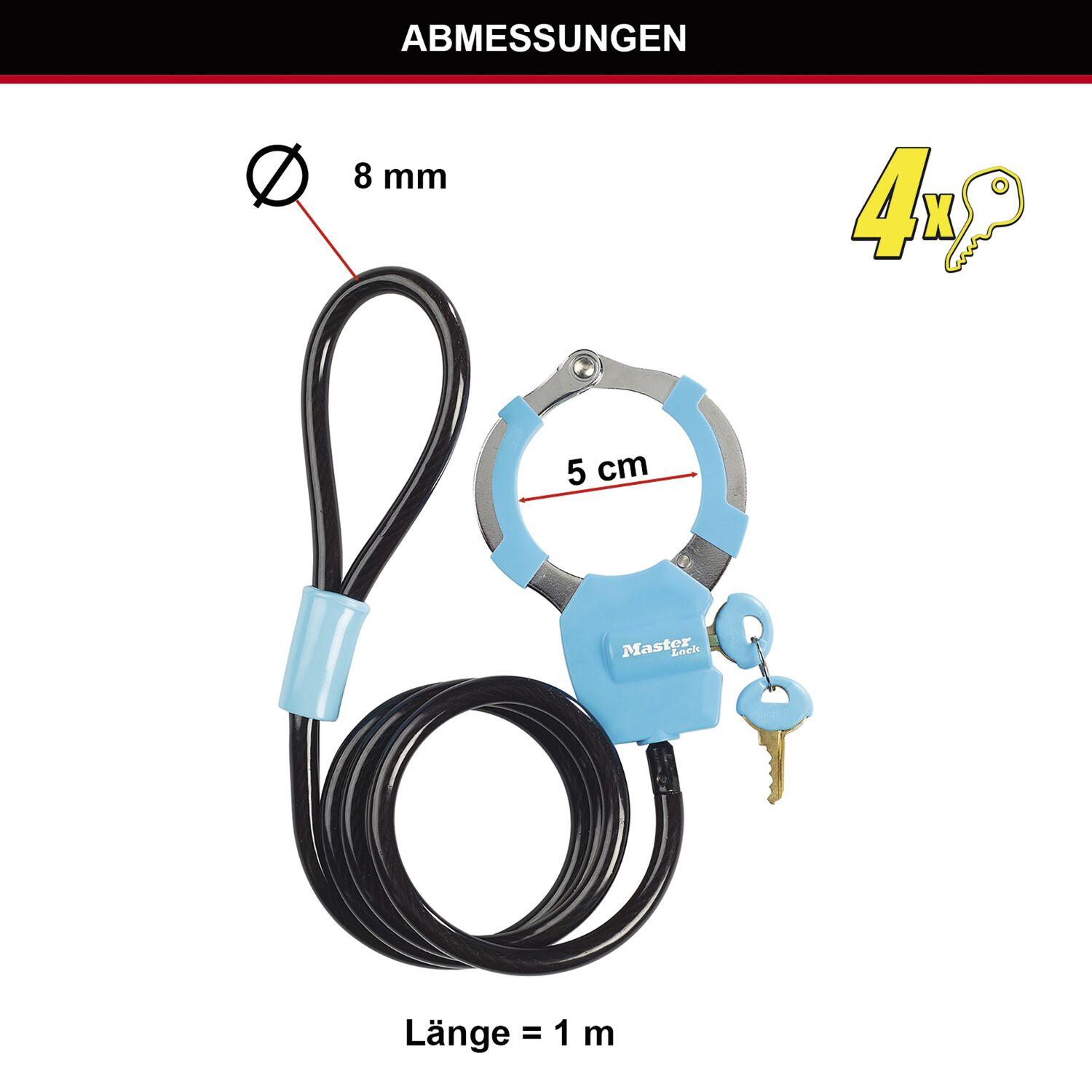 Thumbnail - Master Lock, Veloschloss, (100 cm)