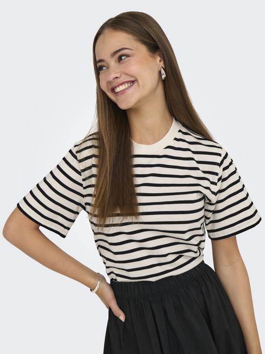 Produktbild Only Onllivina S/S Stripe Tee Jrs Noos (XS)