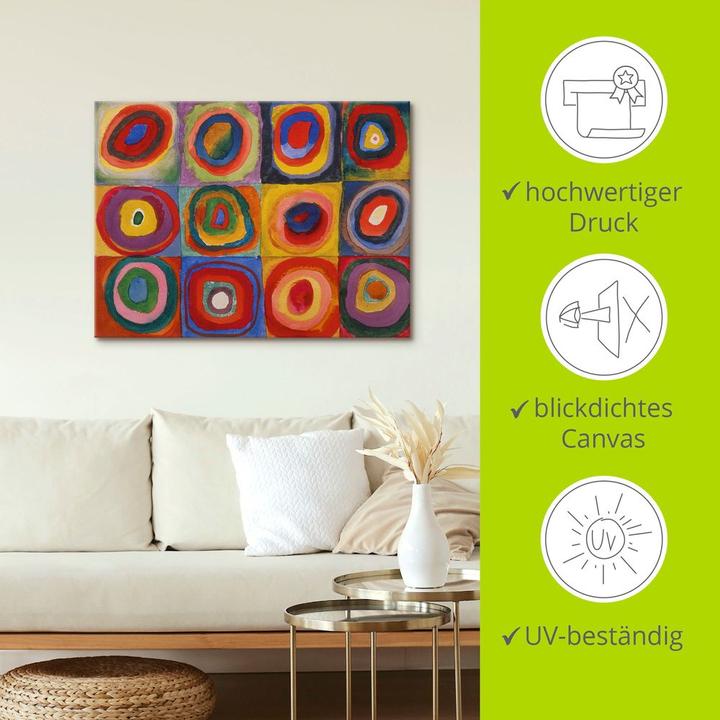 Produktbild Artland Quadrate und konzentrische Ringe. 1913 T6PE (40 x 30 cm)