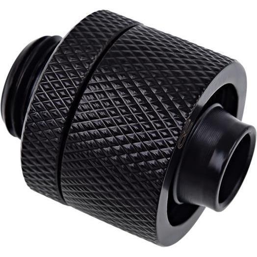 Alphacool 16/10mm Eiszapfen G1/4, Wasserkühlung Anschluss, Schwarz
