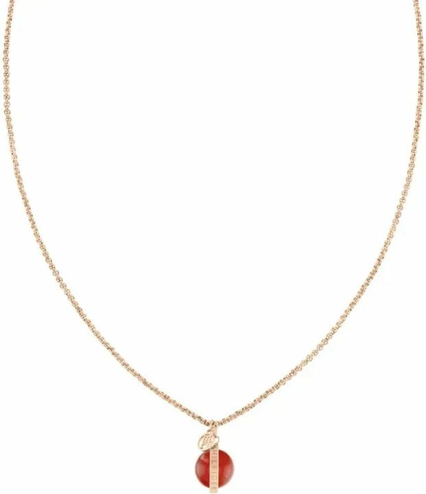 Produktbild Tommy Hilfiger StylovÃ½ bronzovÃ½ nÃ¡hrdelnÃ­k s karneolem 2780763