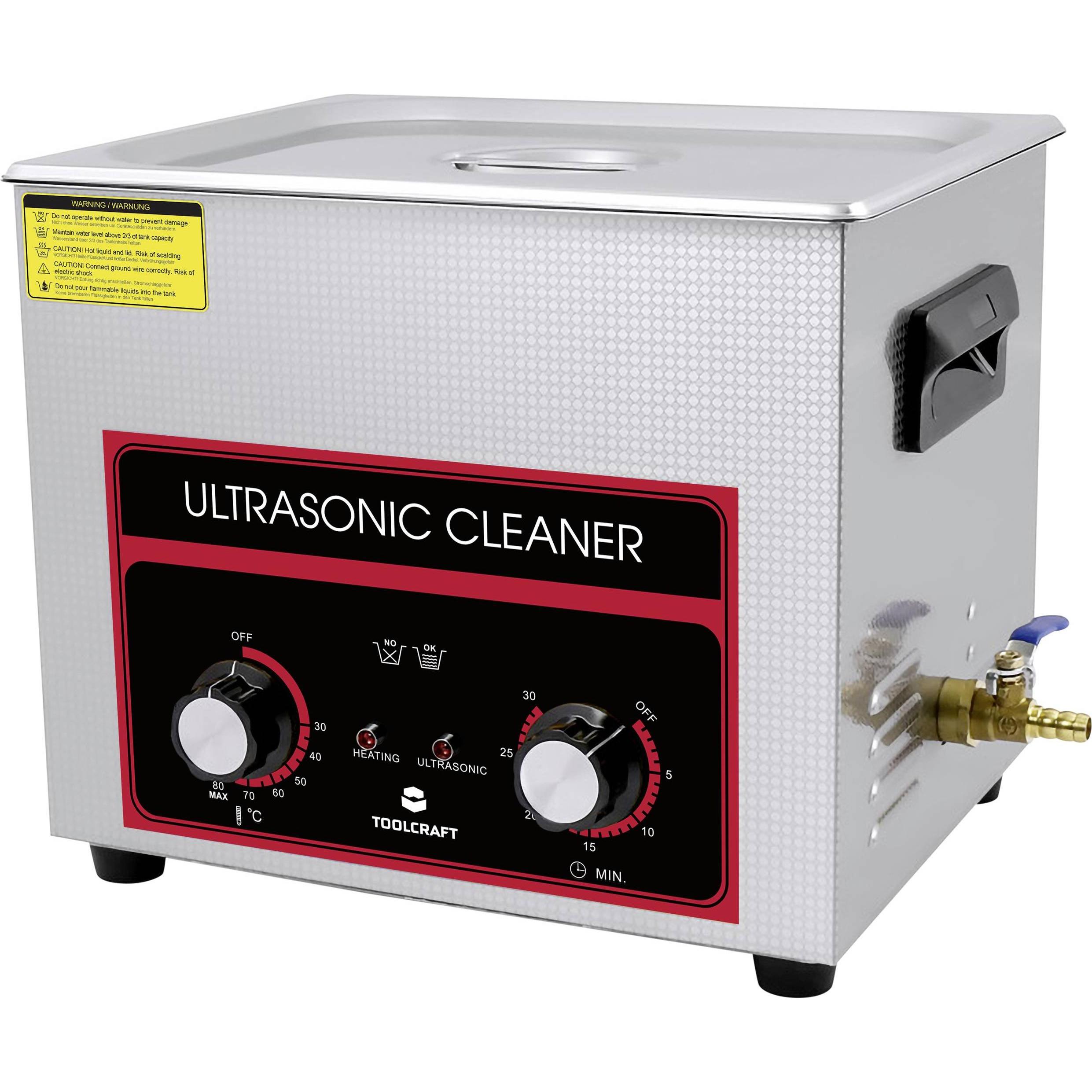 Toolcraft Pulitore a ultrasuoni, Pulitore a ultrasuoni, Argento