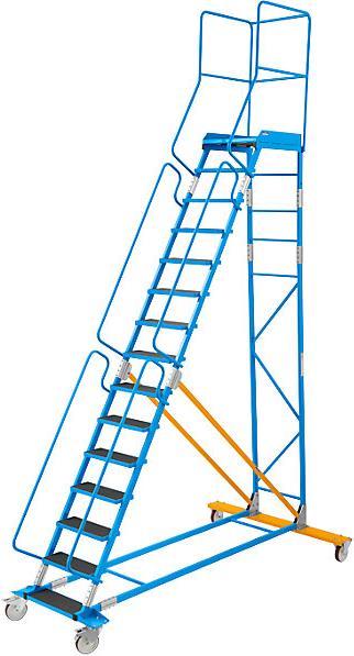 Actual product image eurokraft pro Mobile platform ladder PREMIUM (Platform ladder, 264.50 cm)