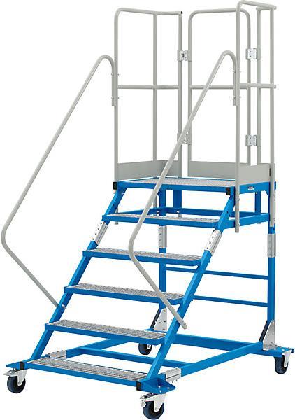 Produktbild eurokraft pro Plattformtreppe (Plattformleiter, 159.20 cm)