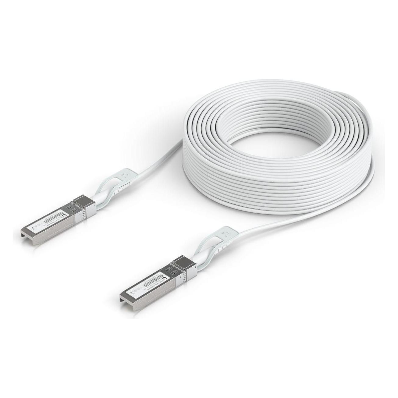 Ubiquiti UniFi Direct Attach Uplink Kabel mit Auto Link Optimierung, 30 Meter (30 m), Netzwerkkabel