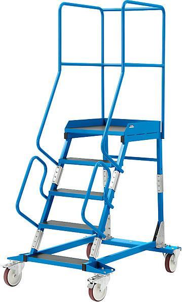 Actual product image eurokraft pro Mobile platform ladder PREMIUM (Platform ladder, 131 cm)