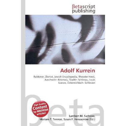 Adolf Kurrein, Sachbücher