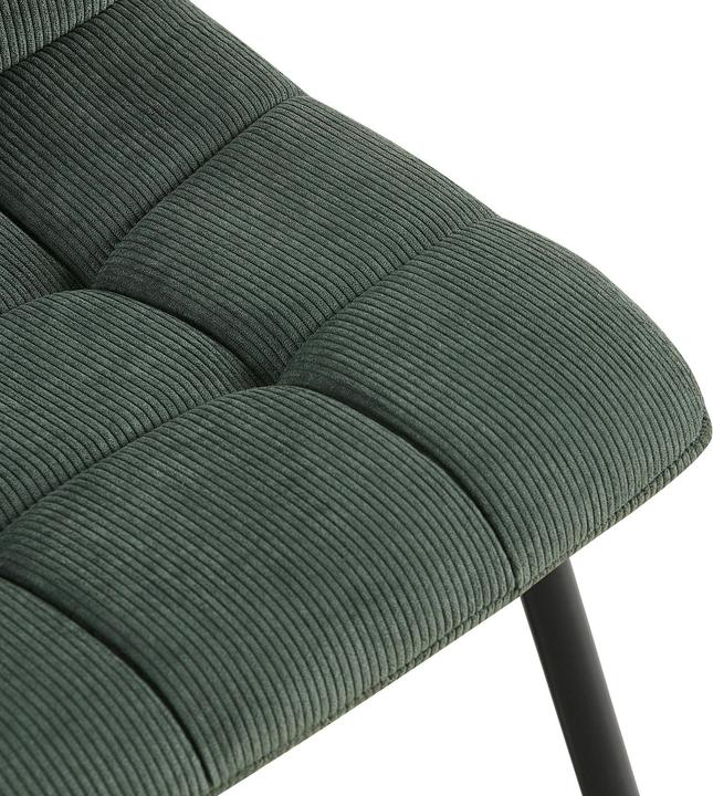 Actual product image CLP 4er Set Esszimmerstuhl Tilde gepolstert mit Rückenlehne bis 150 kg belastbar