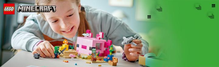 Produktbild LEGO Das Axolotl-Haus (21247, LEGO Minecraft)