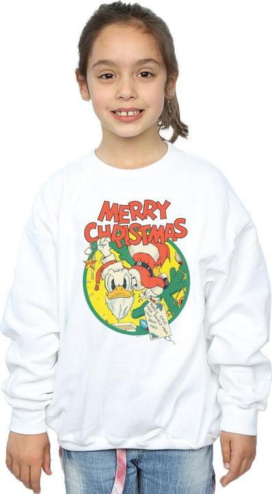 Produktbild Disney Donald Duck Merry Christmas Sweatshirt Mädchen (152, 158)