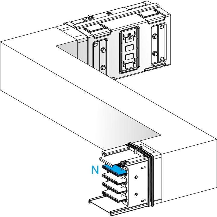 Actual product image Schneider Electric SE KSA1000DZCG41A KSA Z-element left-right (Terminal strips)