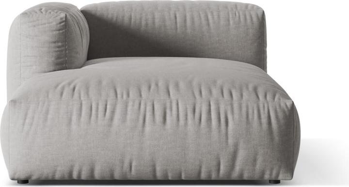 Image du produit Micadoni Chaise longue modulable gauche, "Martina", 1 Place, 176x123x75 Fabriqué en Europe (Recamière)