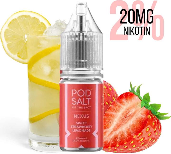 Immagine prodotto Pod Salt Nexus Nikotin Salz Liquid (Fragola)