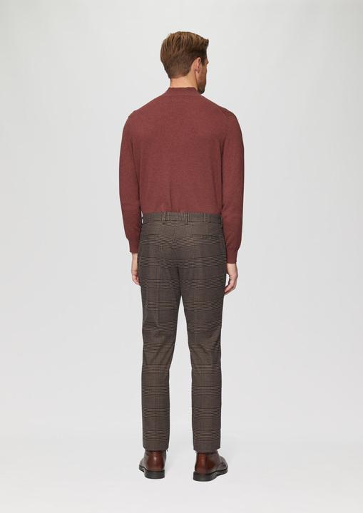 Actual product image S.Oliver Anzughose s.O PURE: Karierte Anzughose im Slim Fit (46)