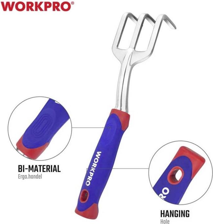 Actual product image Workpro Aluminium hand cultivator