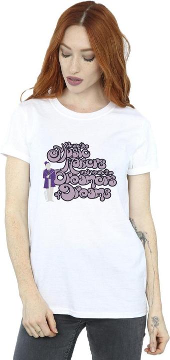 Immagine prodotto Willy Wonka & the Chocolate Factory Dreamers Text Maglietta Ampia Donna (XXL)