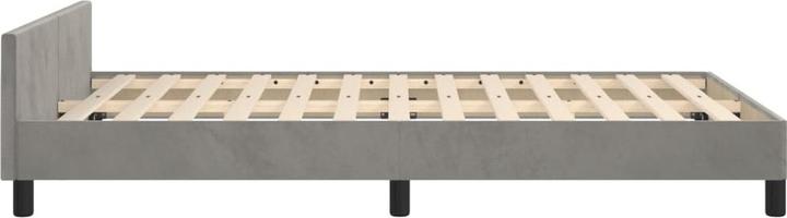 Produktbild vidaXL Bettgestell mit Kopfteil Samt (120 x 190 cm)