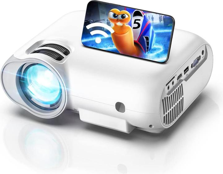 Produktbild XZJX Direct WiFi Beamer 1080P mit Bluetooth 5.0 (HD, 7500 lm)