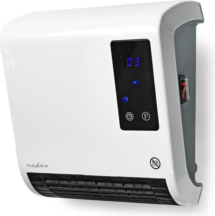 Immagine prodotto Nedis HTBA20WT Termoventilatore in ceramica 20m² Bianco, Grigio (2000 W)