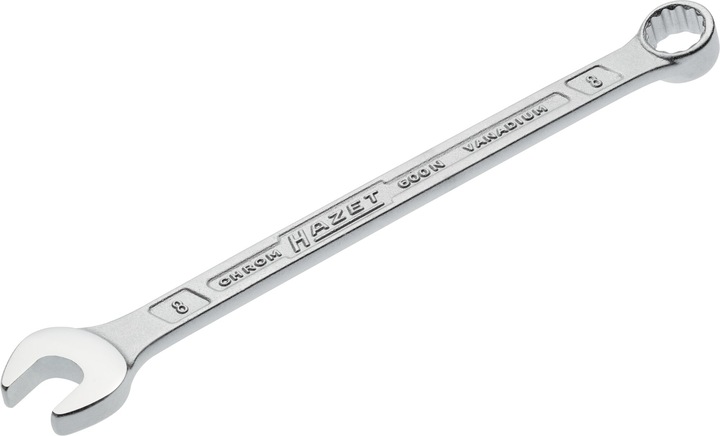 Image du produit HAZET Clé mixte 600N-8 ∙ Profil Traction à 12 pans extérieurs ∙ 8 mm (8 mm)