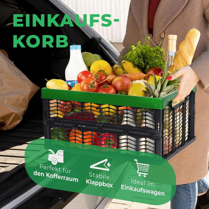 Image du produit Novaliv Boîtes pliantes solides vert 6pcs