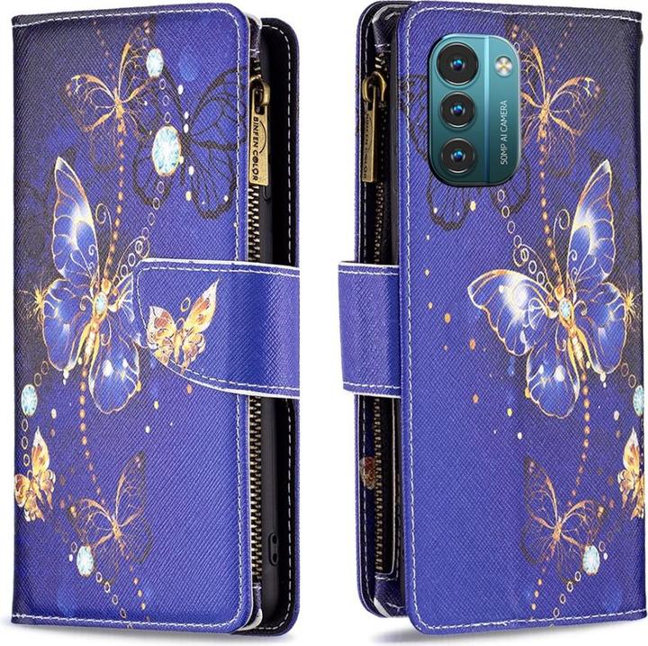 Produktbild Cover-Discount Nokia G11 / G21 - Brieftaschen Hülle Schmetterlinge (Nokia G21)