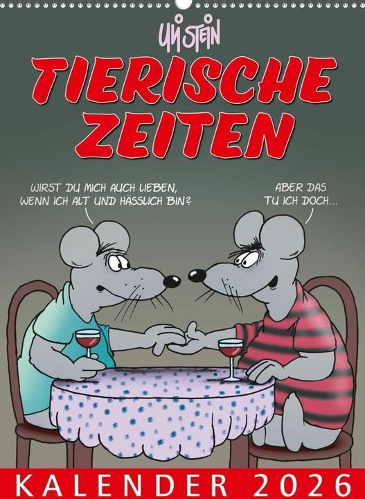 Image du produit Stein:Uli Stein Tierische Zeiten 2026: (24 x 33 cm, Allemand)