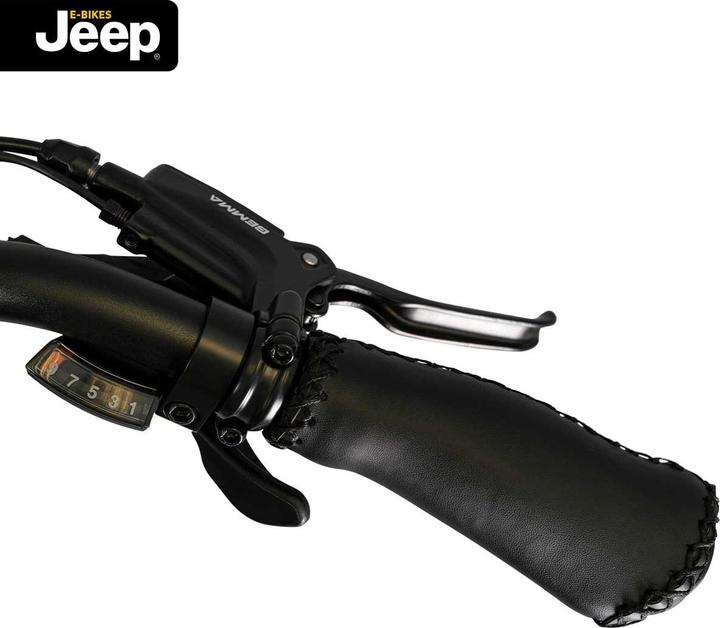 Produktbild Jeep Mountain E-Bike MHM 7010, 27,5", Shimano 9-Gang Kettenschaltung, black (48 cm)