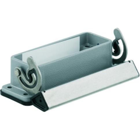 Weidmüller Anbaugehäuse Längsbügel Alu IP66 1664920000, Elektronikkabel + Stecker, Grau