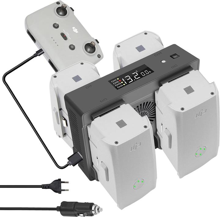 Actual product image Lyongtech 5 in 1 battery charger for drone (Drone charger, DJI Mavic Air 2 S, DJI Air 2S)