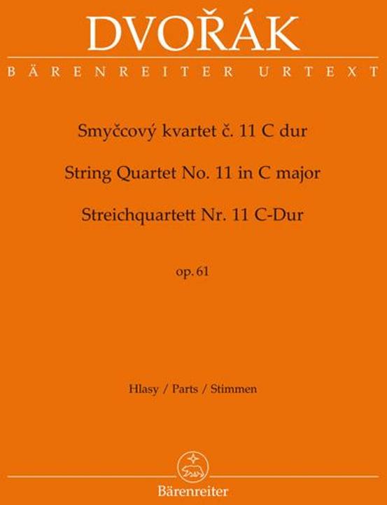 Dvorák:Streichquart.Nr. 11 C-Dur op. 61 (Deutsch, Antonín Dvorák, Hartmut Schick, 2025)