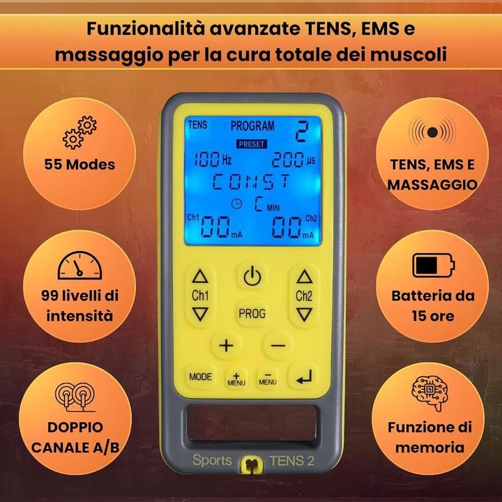 Actual product image TensCare Electrostimulator SportsTens EMS and TENS