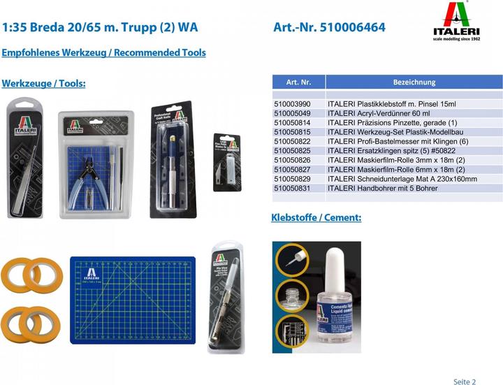 Actual product image 1:35 Breda 20/65 m. Squad (2) WA