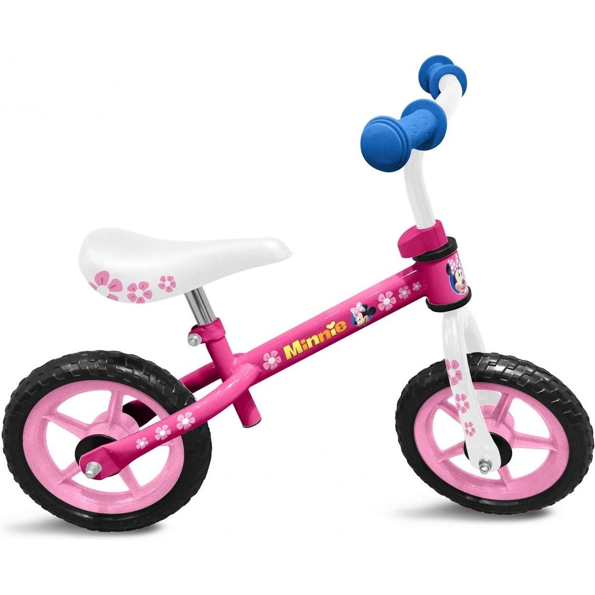Disney Loopfiets Minnie Mouse - Loopfiets - Meisjes - RozeWit - 10 Inch (C862006) (10")