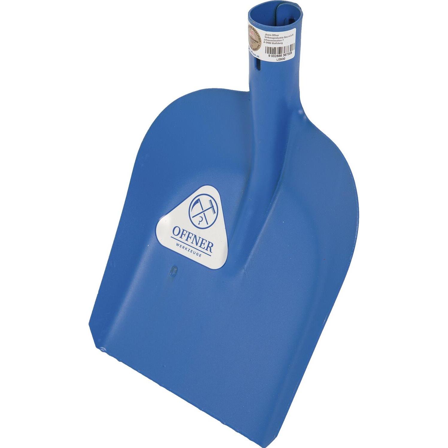 Offner, Spaten + Schaufel, Universalschaufel aus Stahlblech ohne Stiel Grösse 300 x 240 mm