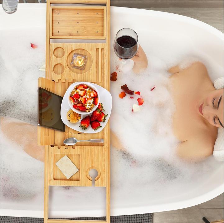 Produktbild Relaxdays Badewannenablage